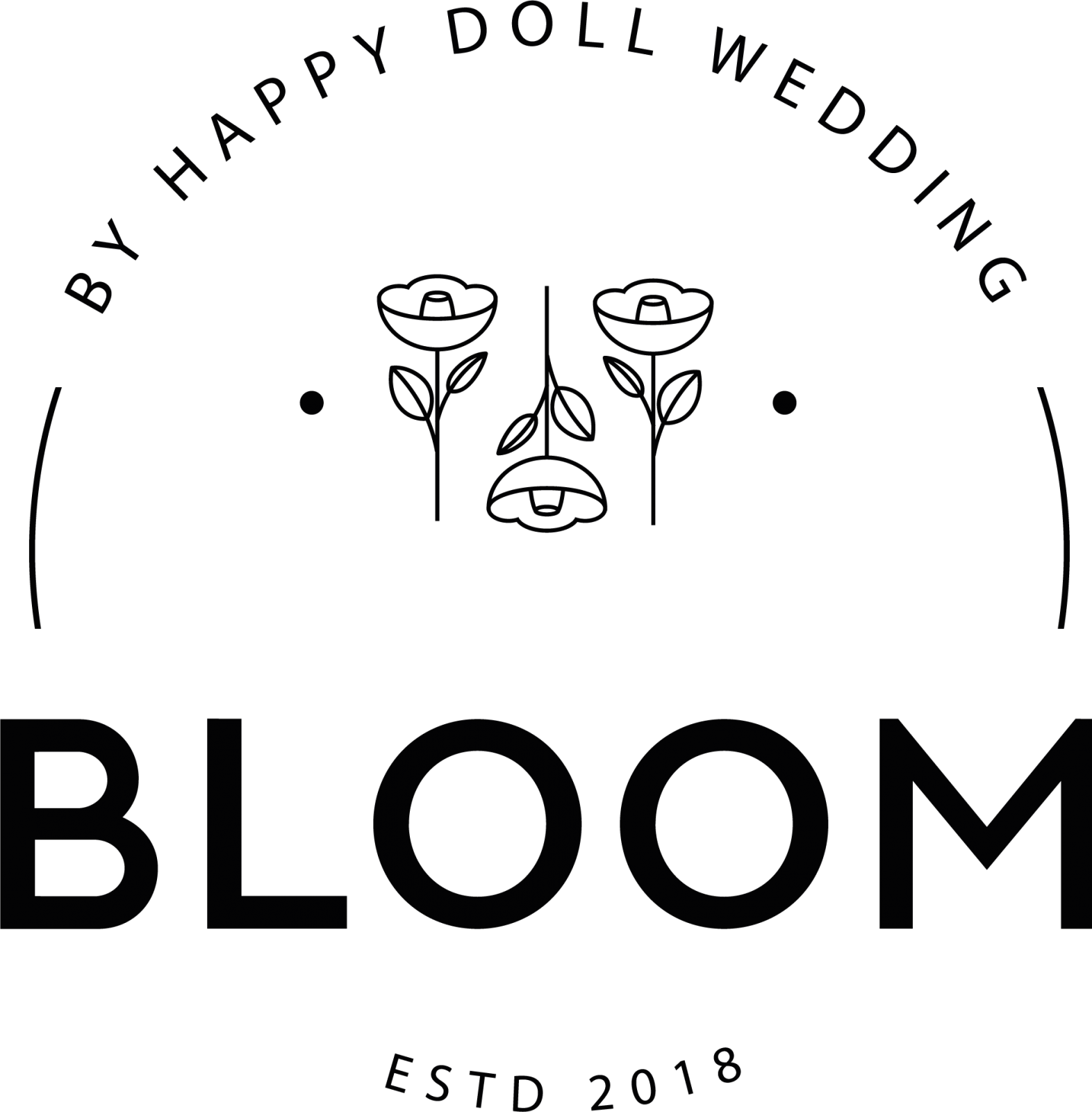 Bloom logo black png