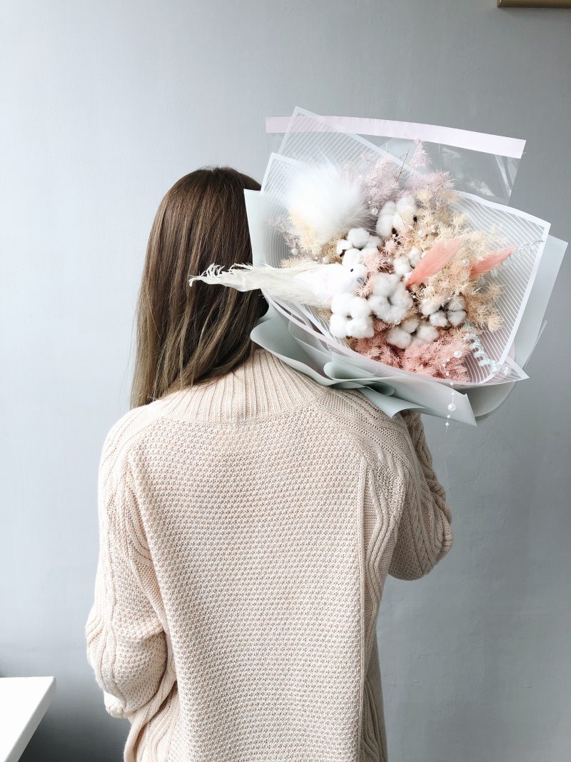 Авторский милинкий букетик от Bloom из сухоцветов 