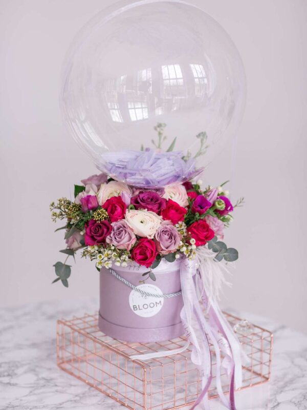 Цветочная композиция Bloom с шариком
