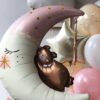 Композиція куль з місяцем та ведмедиком